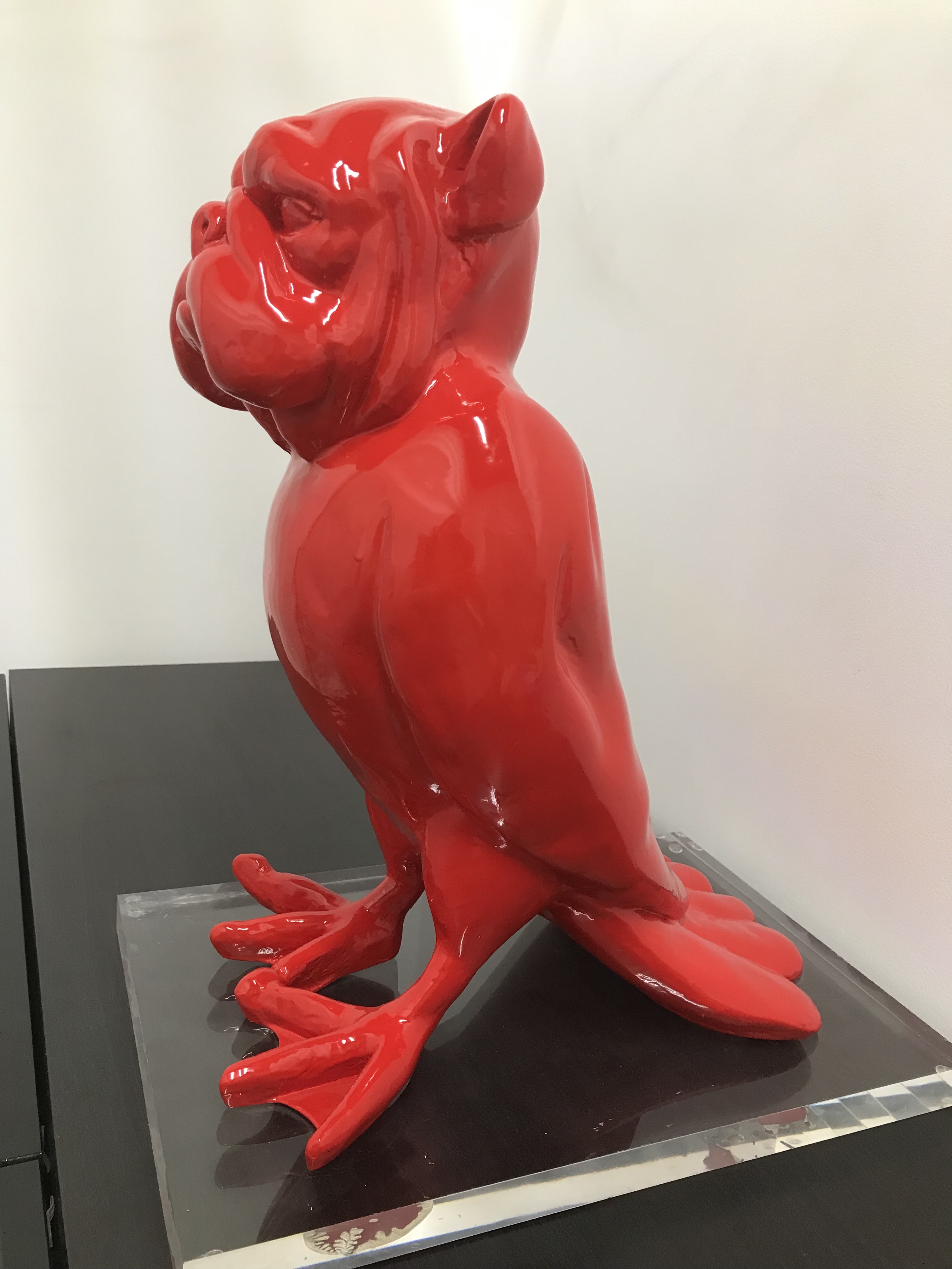 Красная собака-сова