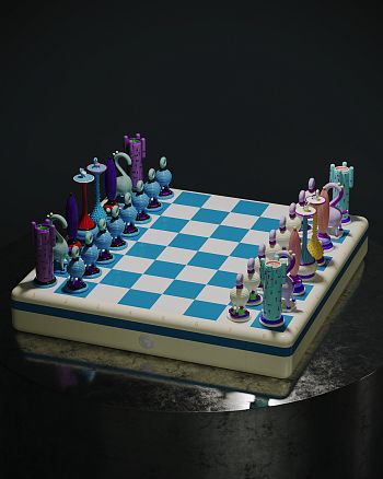 Шахматы "ANOTHER KINGDOM: Light Stage"