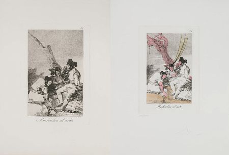 Серия "Капричос Гойи Сальвадора Дали", лист 11