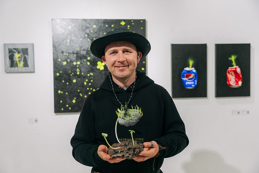 Персональная выставка Виктора Пономаренко «Зелёное утро»