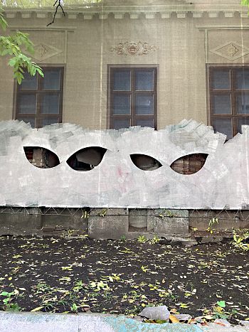 Из серии «‎Вырезанные глаза»‎