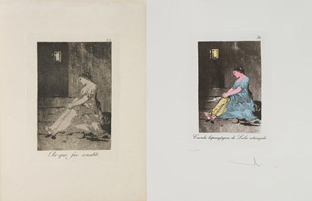 Серия "Капричос Гойи Сальвадора Дали", лист 32