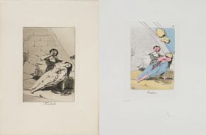 Серия "Капричос Гойи Сальвадора Дали", лист 9