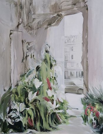 Flowers and the city