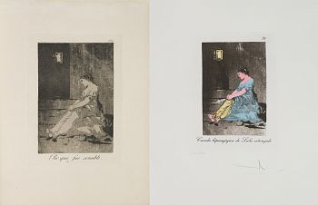 Серия "Капричос Гойи Сальвадора Дали", лист 32